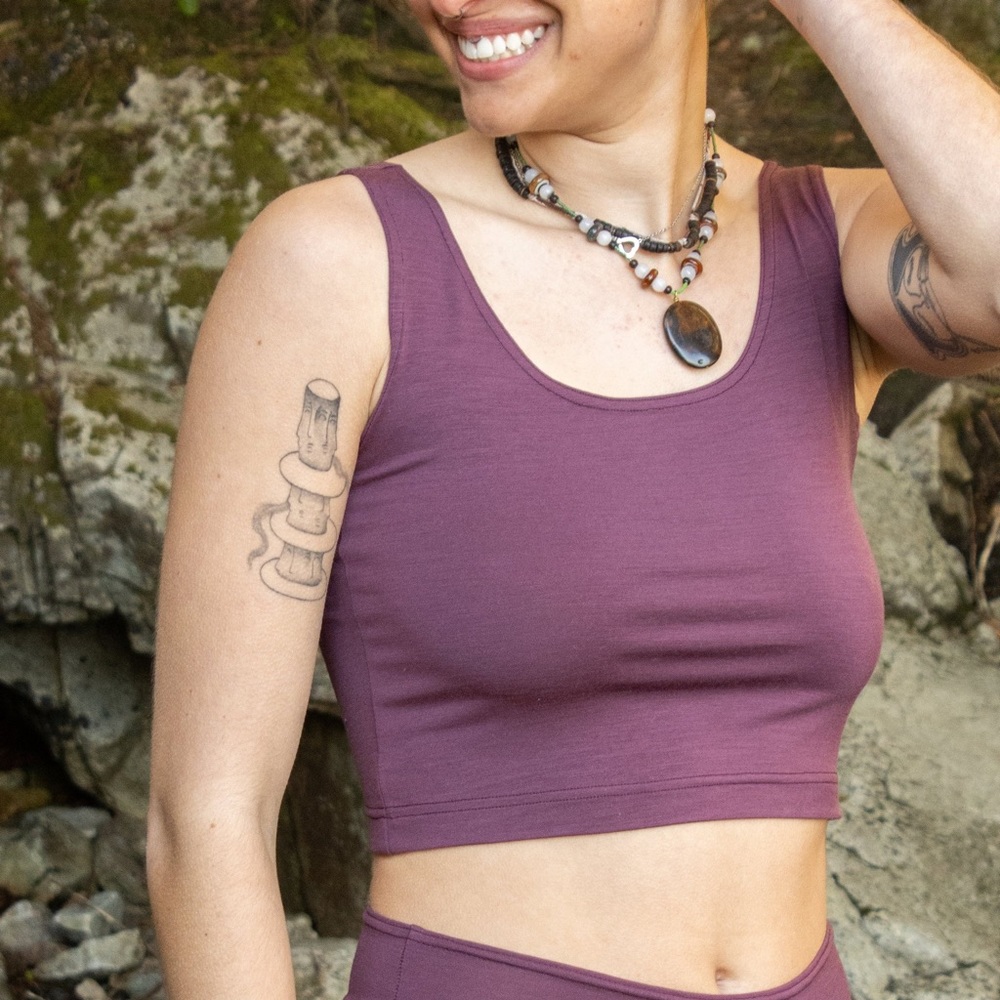 Crop Top - Plum